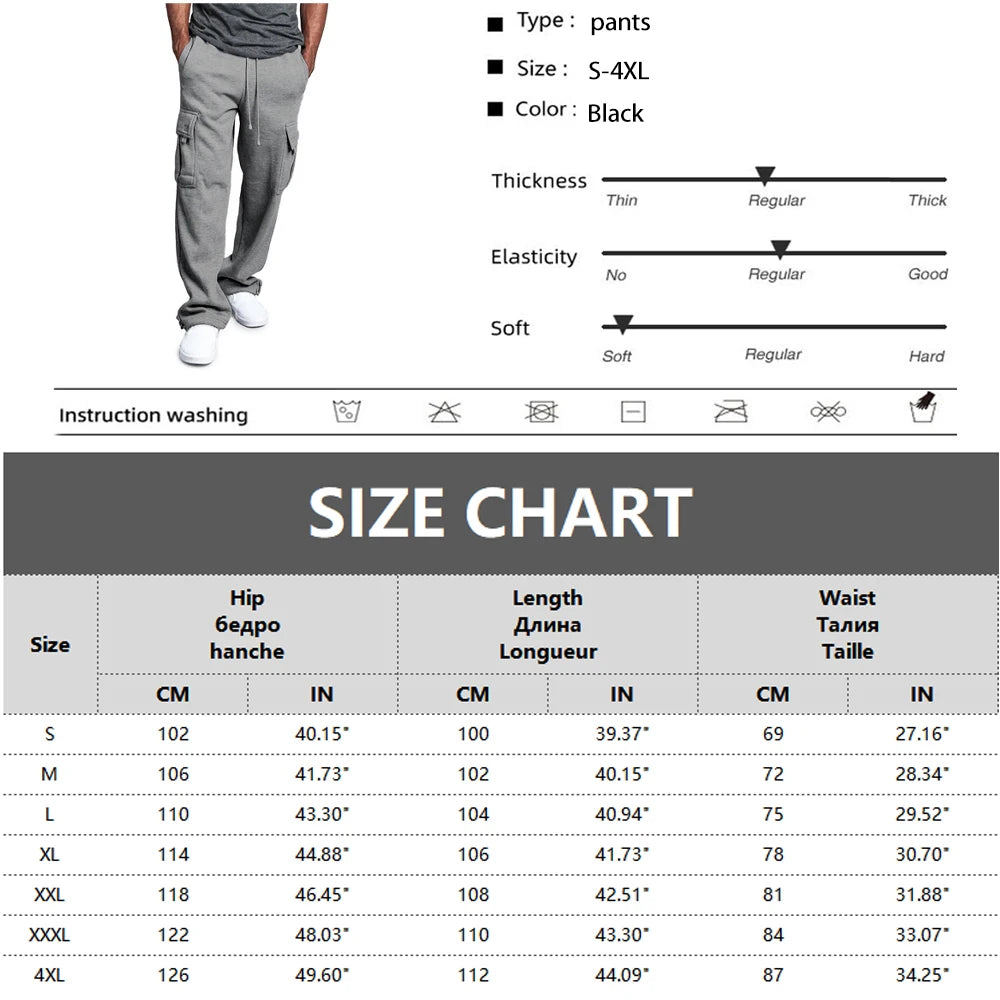 Mens Straight Fit Joggers